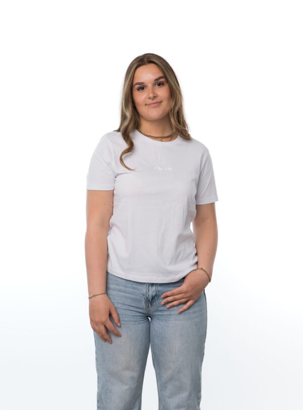 I'M IN Dames T-shirt wit opdruk naam midden - Afbeelding 2